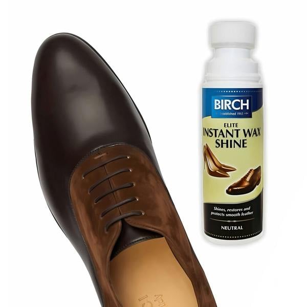 BIRCH Elite Instant Wax Shine - Quick Buff-Free Gloss for Shoes and Boots 75ml