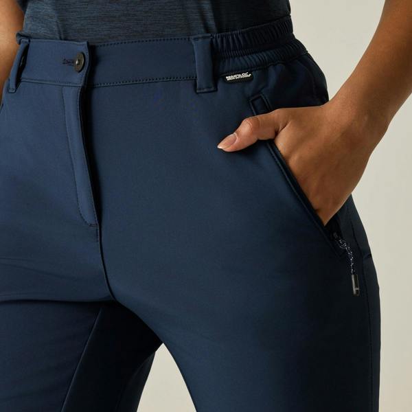 Regatta Womens/Ladies Geo II Softshell Trousers - Navy - 