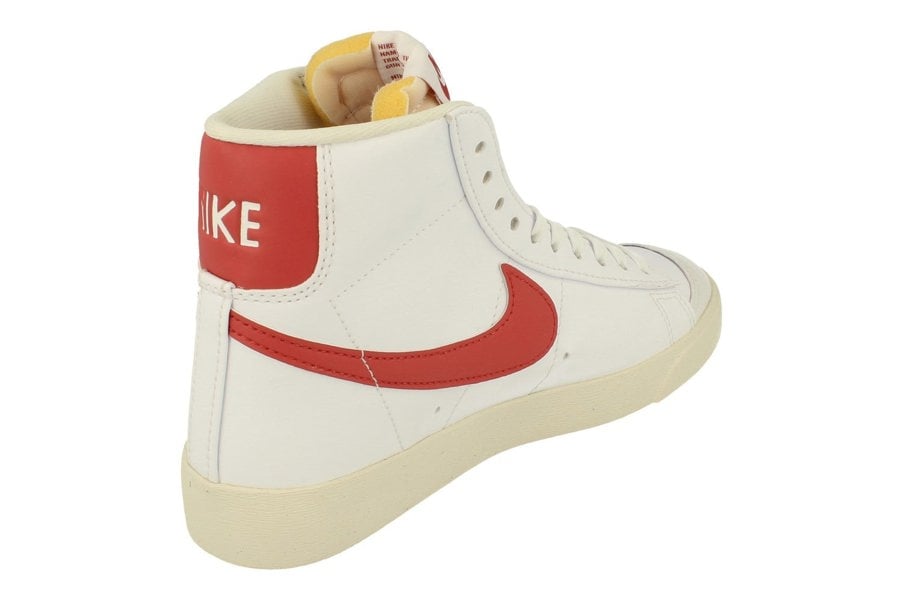 Nike Womens Blazer Mid 77 NN Trainers Fz3626  100 - White Adobe Red Stardust Sail 100 - Photo 2