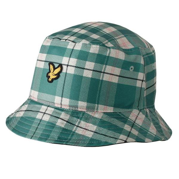 Lyle & Scott Tartan Bucket Hat Everglade