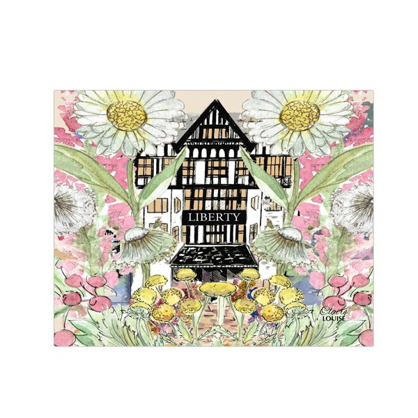 Claire Louise - Designer Liberty In Full Bloom Glass Kitchen Splashback