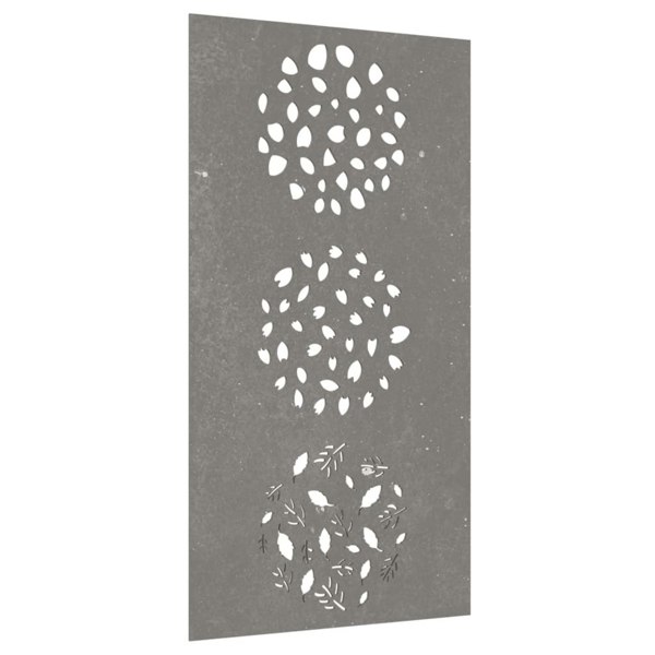 Berkfield Garden Wall Decoration 105x55 cm Corten Steel Leaf Design