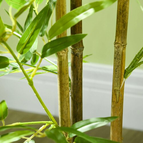 Wyld Haus Hanvette Artificial Bamboo Style Tree Supplied In Pot 120cm