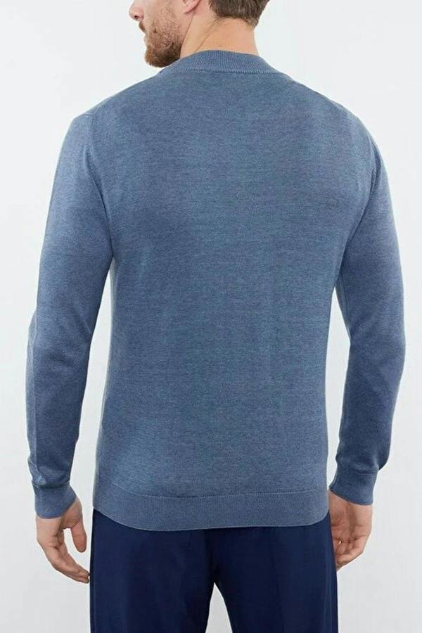 WOVCOR Half Turtleneck Knit Men's Sweater
