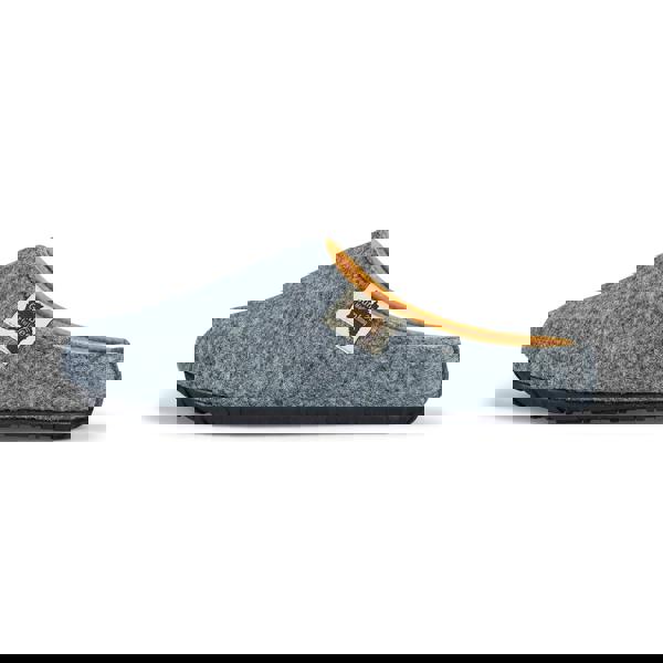 Gumbies Outback Men's Slippers - Grey & Curry