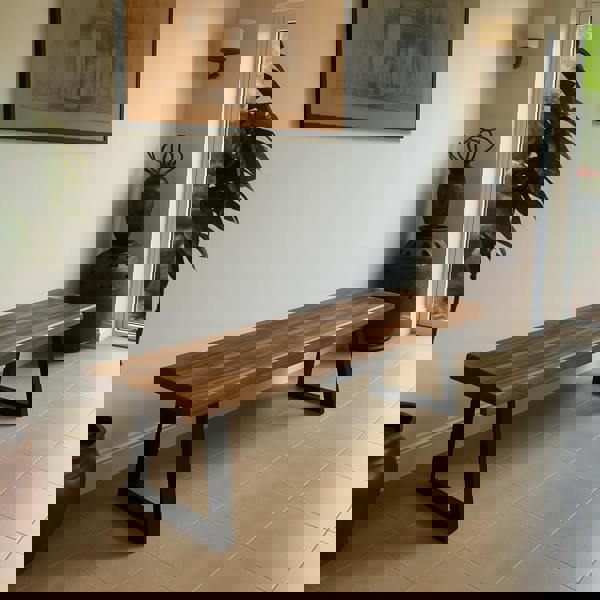 TRL Furniture Luxury Walnut Bench