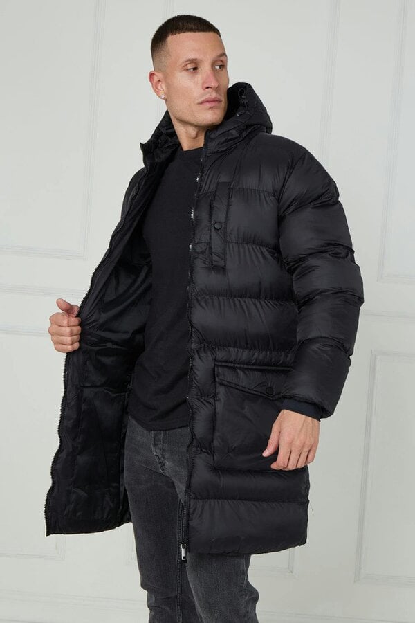 Men’s Longline Puffer Coat