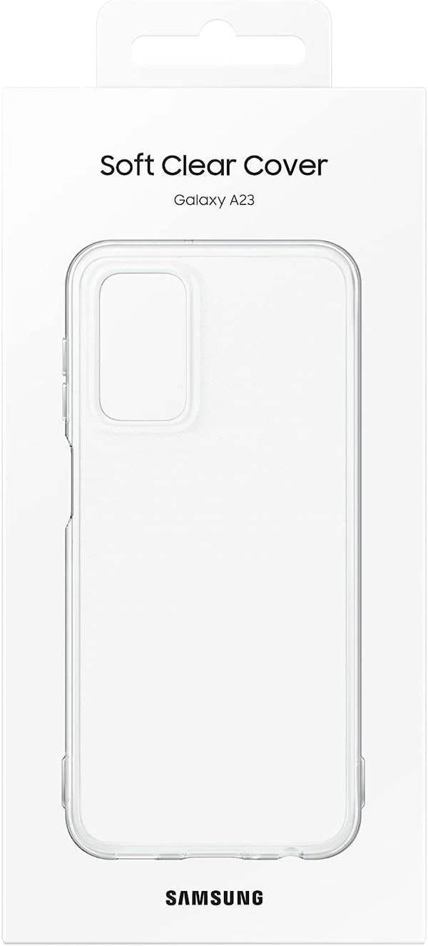 Samsung Galaxy A23 5G Soft Clear Cover Black - EF-QA235TBEGWW