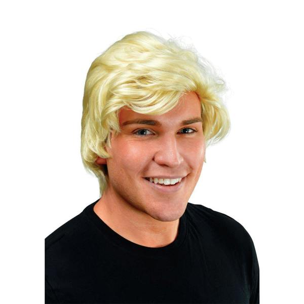 Bristol Novelty Mens Side Parting Wig - Blonde - 