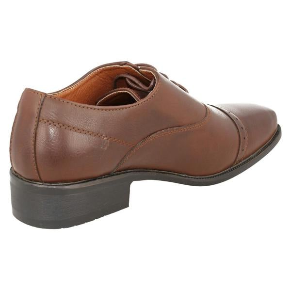 Spot On Boys Low Heel Lace Up Smart Shoes N1158