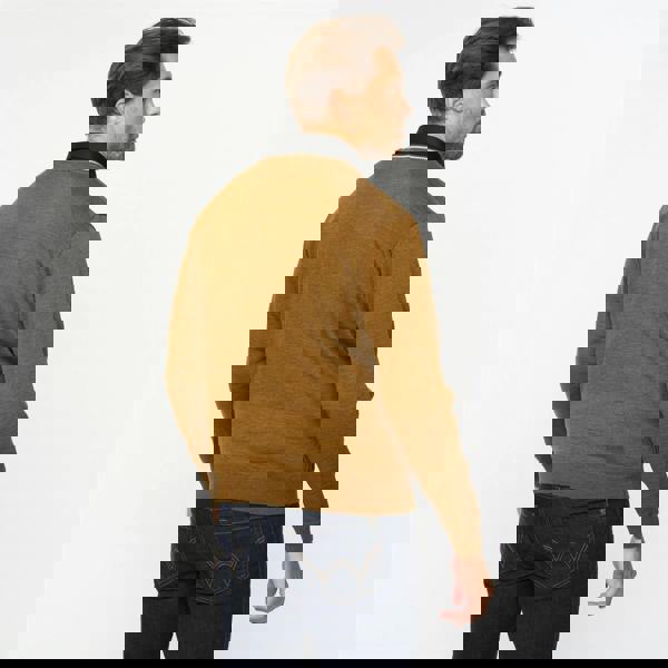 Gabicci G55M04 Fancy Vee Neck Sweater Gabicci Classic NUTMEG