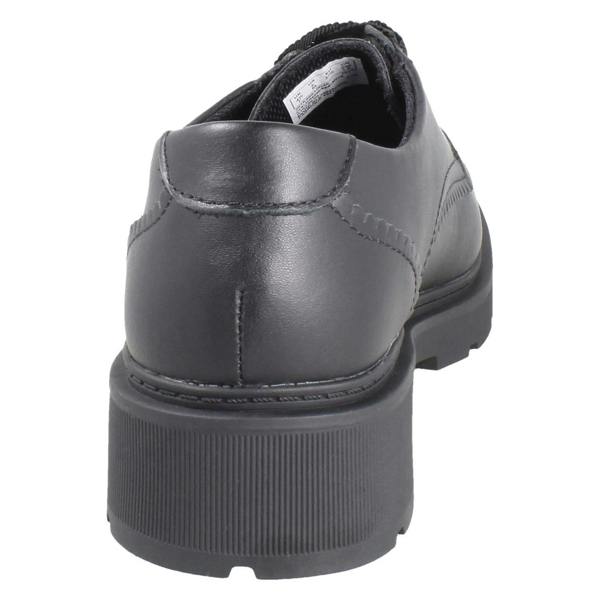 Clarks Girls Clarks Scalloped Edge Chunky Sole School Shoes Eris Pure