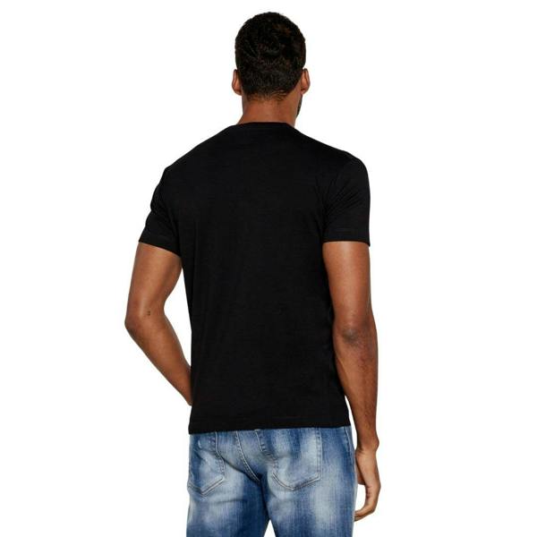 DSquared2 Mens Logo Cool Fit T-Shirt - Black/Red - 