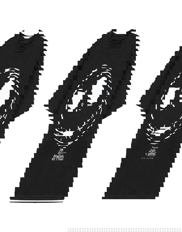 Disney The Nightmare Before Christmas Unisex Black Adults Jack Short Sleeved T-Shirt