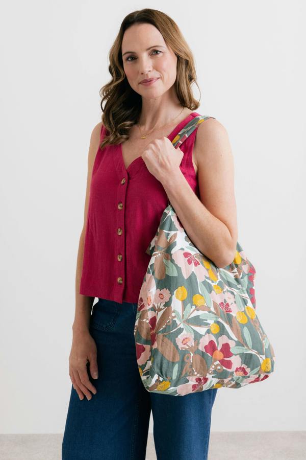 Lily & Me Allium Two Way Button Through Vest Boysenberry