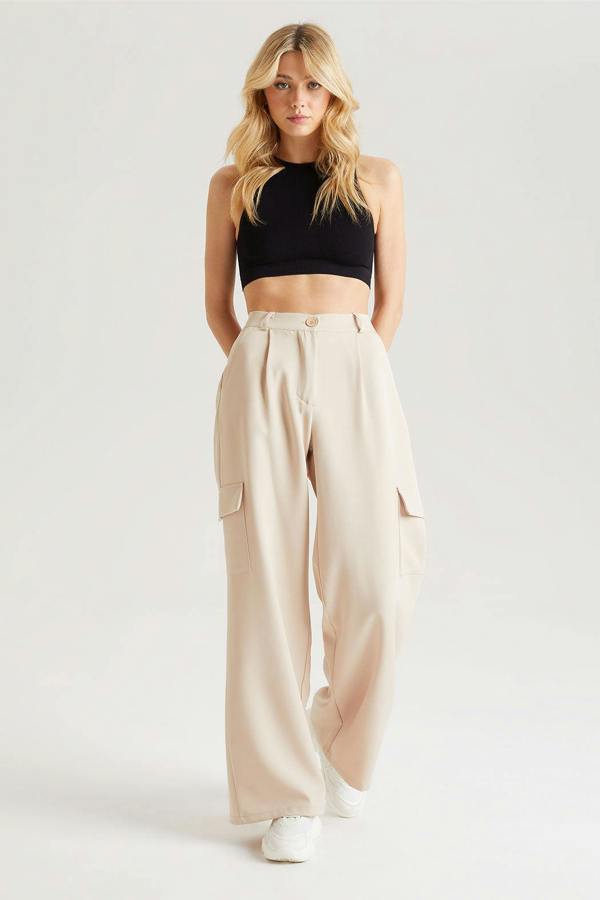 Urban Bliss Tailored Cargo Wide Leg Trouser