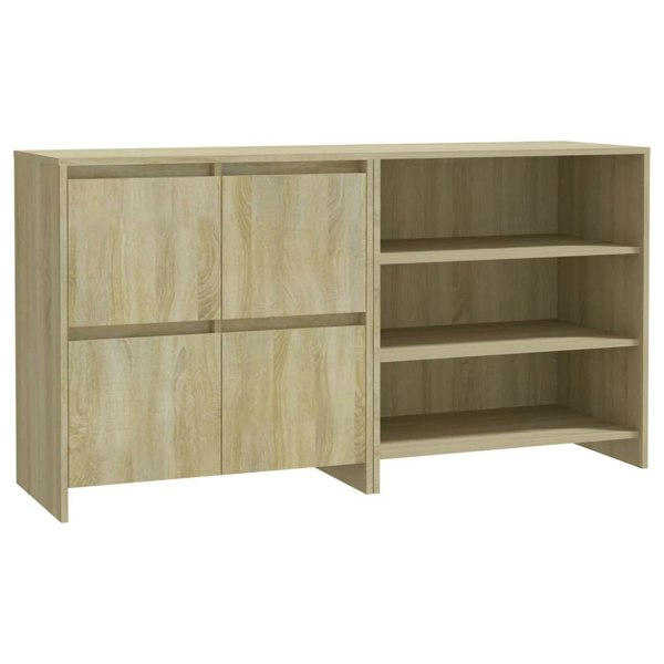 Berkfield 2 Piece Sideboard Sonoma Oak Engineered Wood