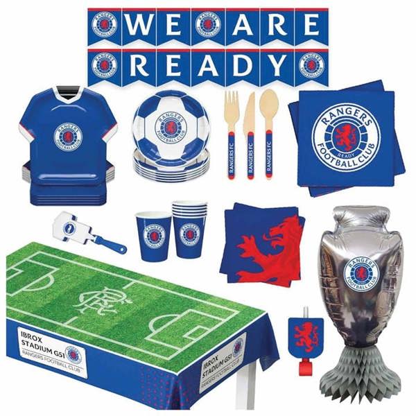 Rangers FC All in One Party Box Set, Kitchen Accessories, Sports, Gift