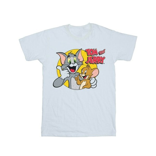 Tom And Jerry Mens Thumbs Up T-Shirt - White