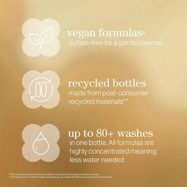 Pureology Nanoworks Gold Conditioner, For Dry Tired Colour-Treated Hair, Restores Shine 266ml - Additional 7