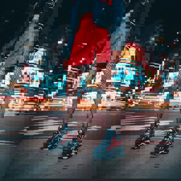 Buffalo 1339-14 - Women’s Blue Platform Chunky Fashion Sneakers