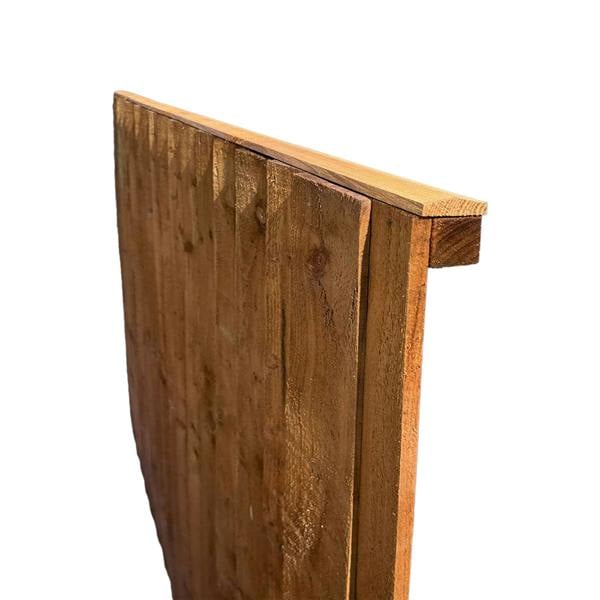 Snowdon Timber Treated Brown Feather Edge Fence Panel (W) 1828mm (H) 600mm
