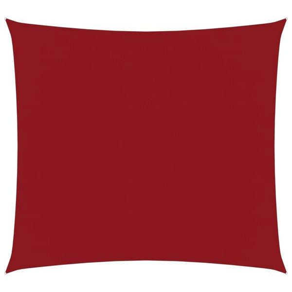 Berkfield Sunshade Sail Oxford Fabric Square 2x2 m Red