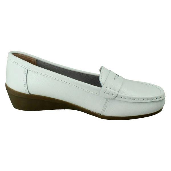 Down to Earth Ladies Down To Earth Wide Fit Wedge Heel Casual Shoes F3124