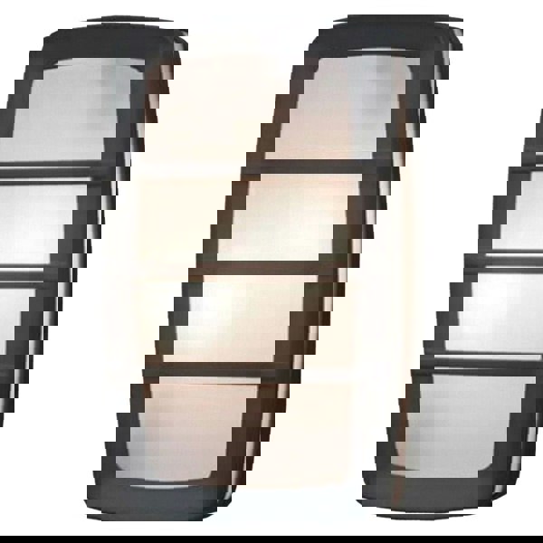 Outdoor IP54 Twin Wall Light Graphite LED E27 60W Loops