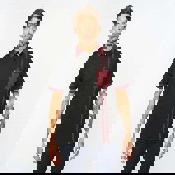 Gabicci G55X06 Short Sleeve Jersey Shirt Gabicci Classic BLACK