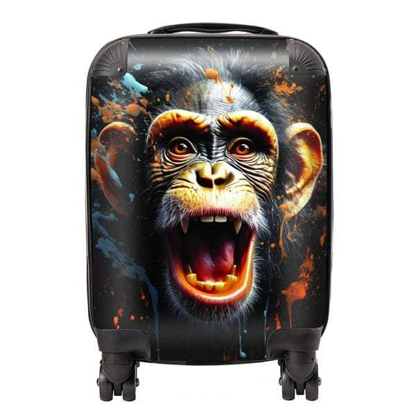 Warren Reed Monkey Face Splashart Suitcase