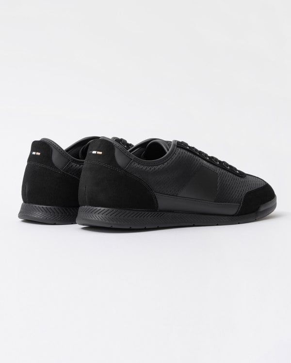 BOSS Orange Nitan Low Profile Mens Trainers - Black 005 back