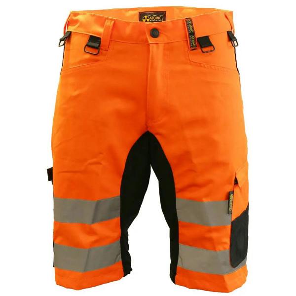 Slim Fit Stretch Work Shorts with Removable Holster Pockets - Hi-Vis Trousers