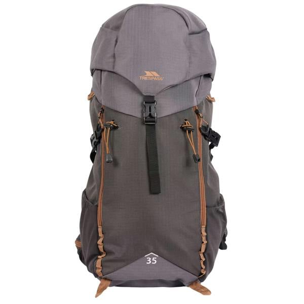 Trespass Pass 35L Hiking Backpack - Dark Grey - 
