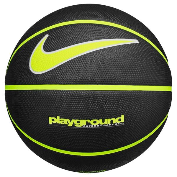Nike Everyday Playground Outdoor Basketball - Black/Volt/White - 