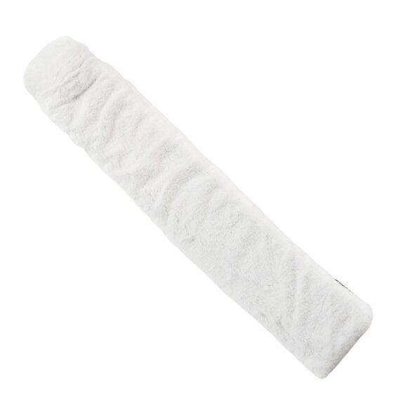 CosyPanda Long Silky Soft White Faux Fur Hot Water Bottle