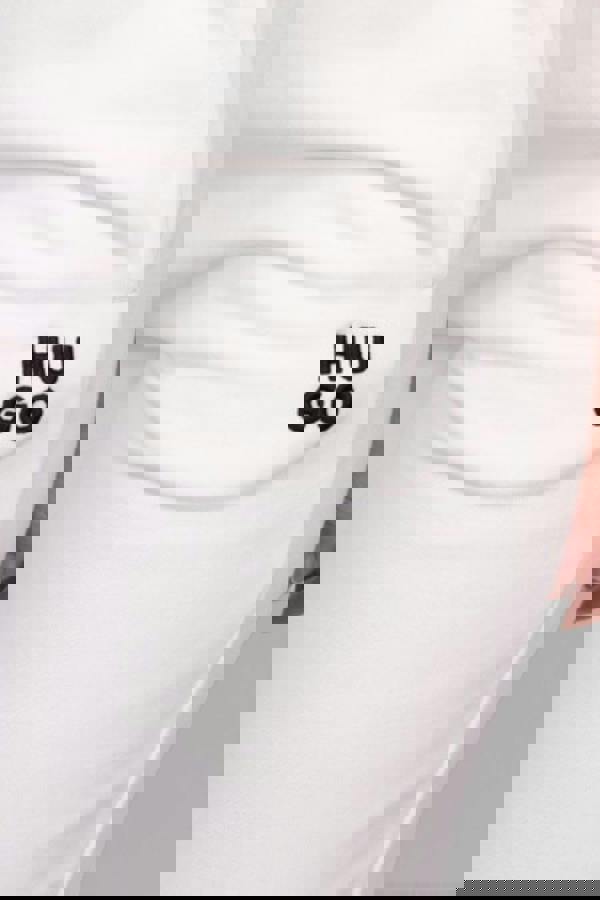 Hugo Nelfinia Stack Logo Joggers Off White