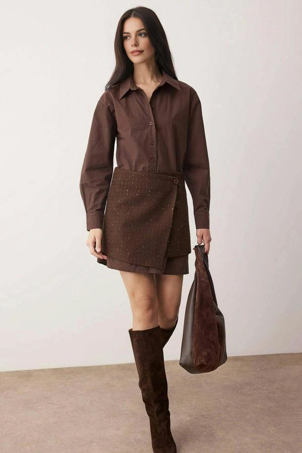 WOVCOR Mini Woven Dress