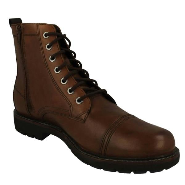 Clarks Mens Clarks Dual Fastening Ankle Boots Batcombe Cap