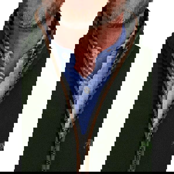 Raging Bull Mens Fleece Gilet - Forest - 