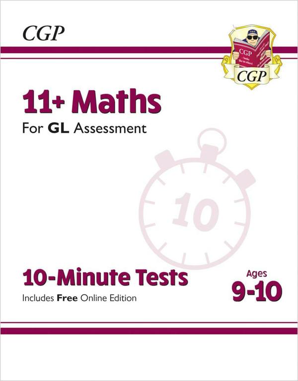 CGP 11+ GL 10-Minute Tests Bundle – Ages 9-10 (Maths, English, Verbal Reasoning, Non-Verbal Reasoning)