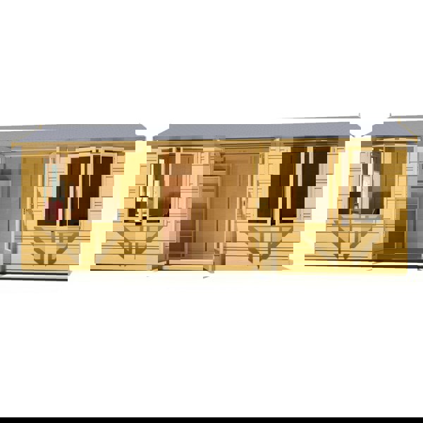 20x8 insulated Garden Studio Office with double doors - Best Shed