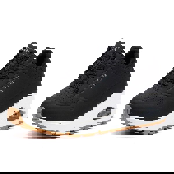 Skechers - 73690-BLACK WOMENS UNO BLACK/WHITE