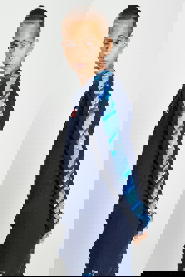 Beat Boyz Club Distortion Long Sleeve T-Shirt - Navy