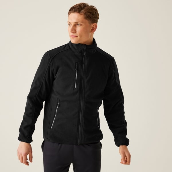 Regatta Mens Omicron III Waterproof Fleece Jacket - Black