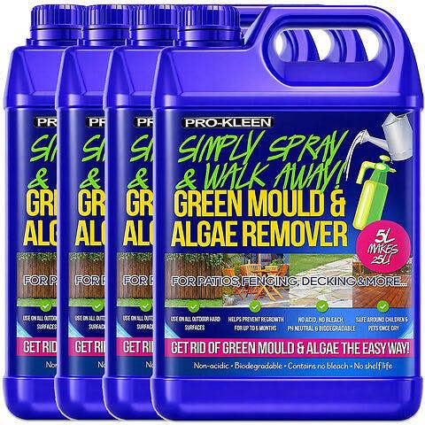 ProKleen Pro-Kleen Patio Cleaner Simply Spray and Walk Away Green Mould and Algae Killer for Patios, Fencing and Decking 20 Litre