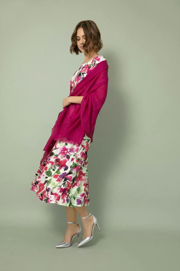 Alie Street London Clara Dress - Fuchsia Florals