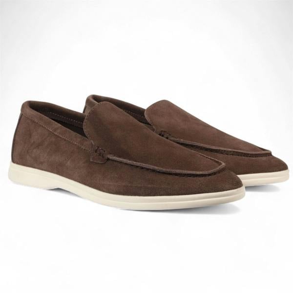 Dolcetto Men’s Durable Slip-On Loafers with Cushioned Insole