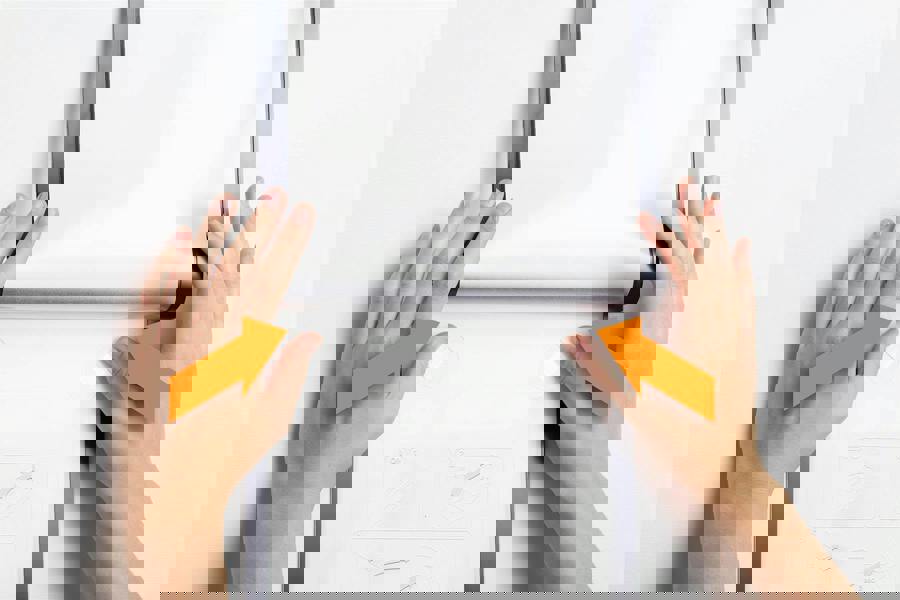 Durable DURAFRAME Wallpaper Self Adhesive Magnetic Signage Frame | A4 Black