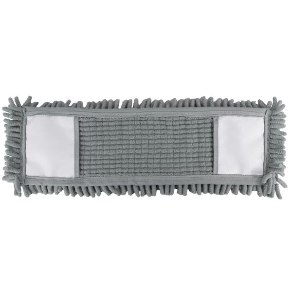 JVL Extendable Chenille Mop With 2 Replacement Heads - Grey